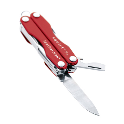 Мультитул Leatherman Squirt ES4 Electrician, 57,2 mm, 13 функций, Red  (831237)