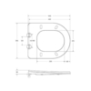 BelBagno BB130CPR/BB130SC Унитаз-компакт безободковый, цвет: белый