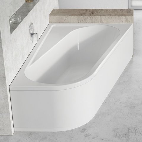 Ravak CA41000000 Ванна CHROME 170х105 R белая