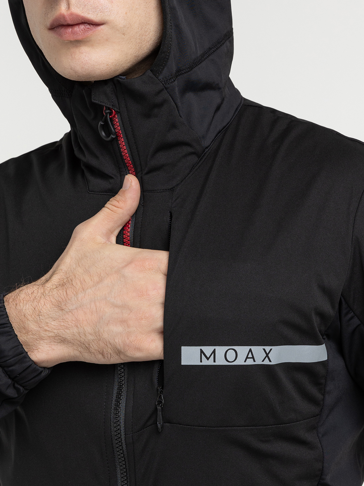 Мужской тренировочный костюм с ветрозащитой Moax Dickson Wind черный - 7