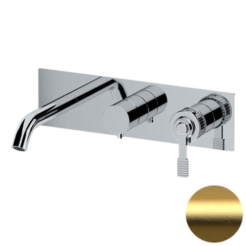 Remer AL54D3BG Смеситель для ванны, цвет: золото брашированное