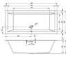 Riho Rething Cubic B106001005 Ванна 180x80