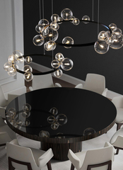 Люстра 8828P/S black/clear