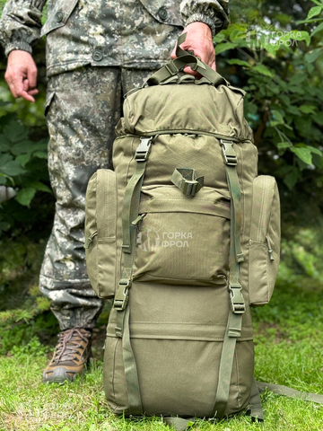 Рюкзак тактический Grizzly 75 л Cordura 500D олива