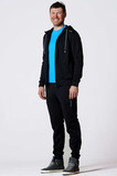Толстовка с капюшоном мужская Nordski Base Zip Hood Black