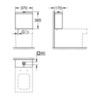 GROHE Cube 39490000 Бачок для унитаза напольного