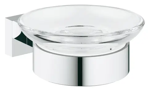 Мыльница стеклянная Grohe Essentials Сube 40754001