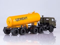 KAMAZ-54112 with semitrailer-cement TC-11 1:43 PAO KAMAZ