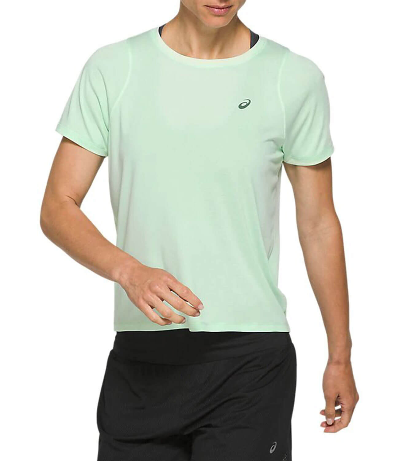 Asics Tokio Ss Top футболка для бега женская мятная