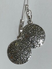 Адриана круг (серьги из серебра)
