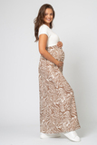 Платье для беременных и кормящих 15868 тигр экрю