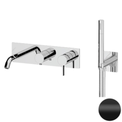 Remer MC53D2WBNO Смеситель для ванны Remer Metrica MC53D2WBNO, черный матовый фото