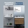 Aquanet 365928 Тумба с раковиной Nova Lite 2.0 90 R 2 ящ. цв. дуб рустикальный (365928)