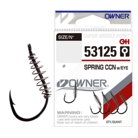 53125 № 8 Крючки Owner SPRING CCN w/eye / продажа от 5 уп.