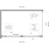 BelBagno SOFT_CLOSE-1-AH-1-140/90-C-Cr Душевой уголок