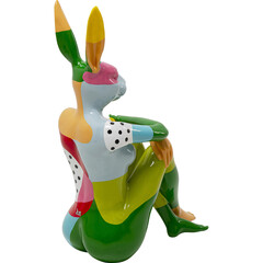 Фигура декоративная Gangster Rabbit Colore «Разноцветный кролик-гангстер» 80 см