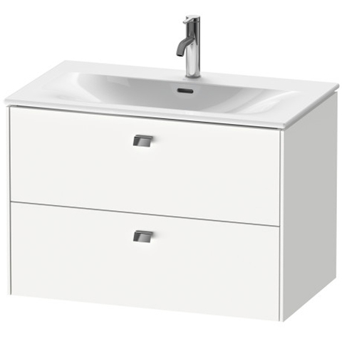 Duravit Brioso BR431202222 Тумба подвесная под раковину 234483, 2 ящика, 555x820x479мм, цвет White High Gloss