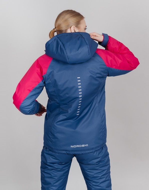 Nordski Premium Sport утепленная лыжная куртка женская denim - 6