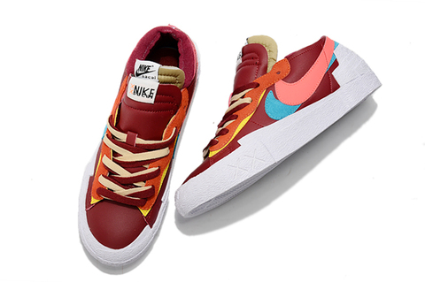 Kaws x Sacai x Nike Blazer Low 'Team Red' 
