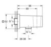 GROHE Euphoria Cube 26370000 Шланговое подсоединение с держателем