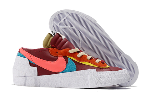 Kaws x Sacai x Nike Blazer Low 'Team Red' 