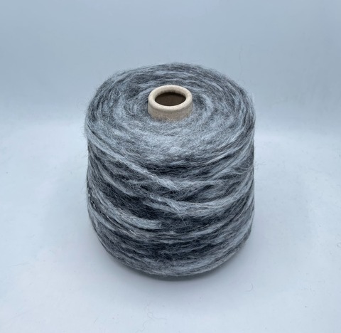 Linea Piu (пр.Италия), art.Dikson, 230м/100гр. 22%Альпака 22% Мохер 12%Полиамид  44%Акрил, цвет-Серый мультиколор,арт.30884