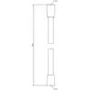 Gessi Ingranaggio 01637#727 Шланг Сromalux с коническим соединением на 1/2", 1,50 м
