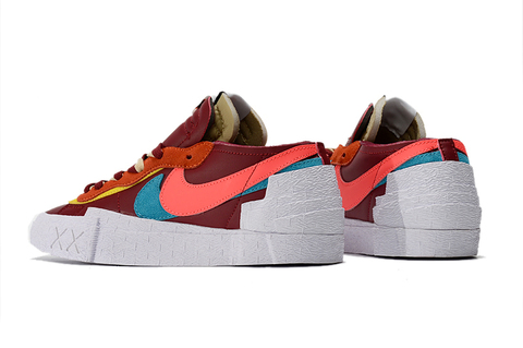 Kaws x Sacai x Nike Blazer Low 'Team Red' 