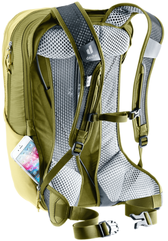 Картинка рюкзак велосипедный Deuter Race Air 14+3 Linden-Cactus - 7