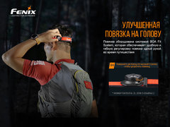 Фонарь налобный Fenix HM65R-T 1500lm аккумуляторный