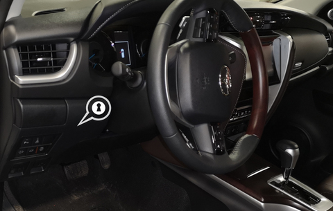 Бесштыревой блокиратор рулевого вала Гарант Форт 38008.N для TOYOTA HILUX 2015+