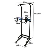 Турник-брусья DFC Power Tower G001 фото №10