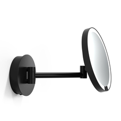 Decor Walther Round 0125860 Косметическое зеркало с подсветкой, цвет: чёрный фото