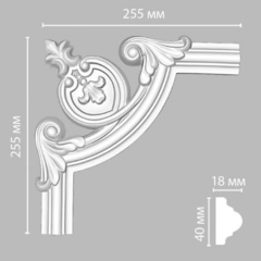 Угол Decomaster 97010-5 255х255х18мм
