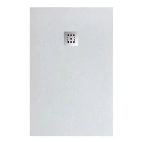 BelBagno Uno TRAY-MR-UNO-AH-170/80-35-W-CR Поддон из искусственного мрамора в комплекте с сифоном, 170x80, цвет: белый