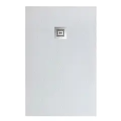 BelBagno Uno TRAY-MR-UNO-AH-170/80-35-W-CR Поддон из искусственного мрамора в комплекте с сифоном, 170x80, цвет: белый фото
