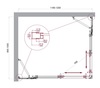 BelBagno Luce LUCE-AH-22-120/100-C-CR Душевой уголок, 120x100, цвет: хром