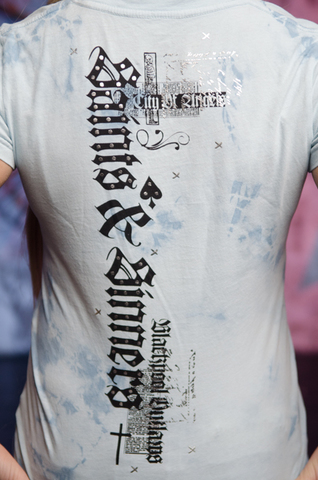Affliction | Футболка женская Angel City AW20110 принт на спине