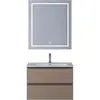 BelBagno KRAFT 39-700/390-2C-SO-СO База под раковину подвесная с фрезерованными ручками по всей длине фасада с 2 выкатн. ящ.,Бежевый Мат.,700x395x500