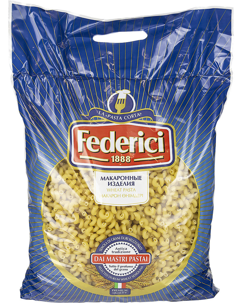 Макаронные изделия Federici Пружинки рифлёные 3000 гр.