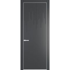 Межкомнатная дверь эмаль Profil Doors 8PE графит глухая