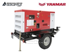 Дизельный генератор Азимут ЭД-30-Т400-РКЯ Yanmar на шасси в кожухе