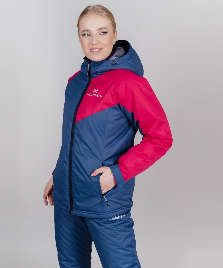 Nordski Premium Sport утепленная лыжная куртка женская denim - 5