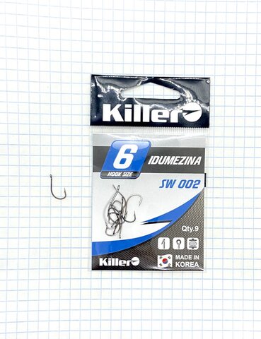 Крючок KILLER IDUMEZINA № 6 продажа от 10 шт.