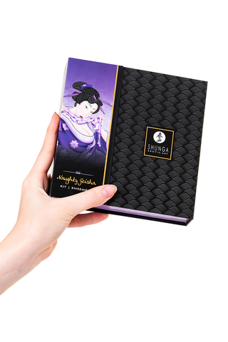 Набор Shunga «Шаловливая Гейша» (Naughty Geisha), 4 средства + вибропуля