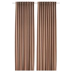 Комплект штор IKEA TIBAST (ТИБАСТ), Кирпичный, 145х250 см, 2 шт