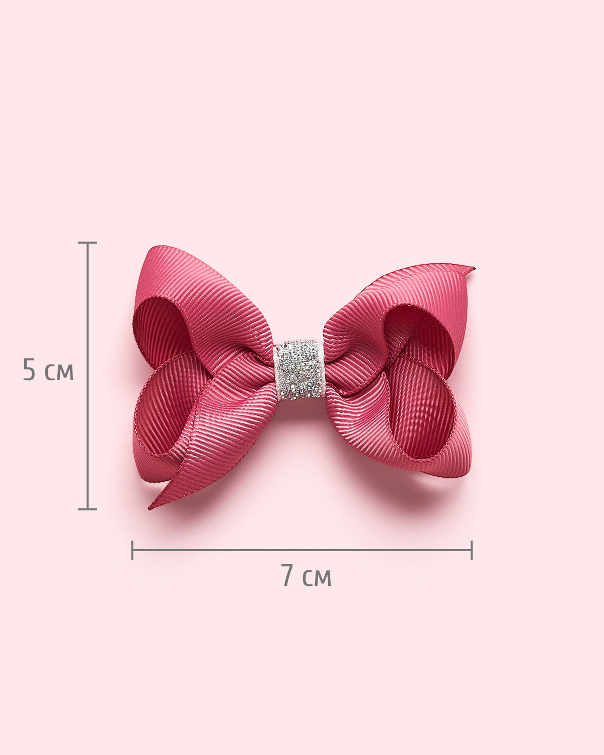 Бантик  JASMINE MINI SHINE на повязке