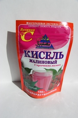 Кисель 'Здоровье' Малиновый с кусочками малины, 150г
