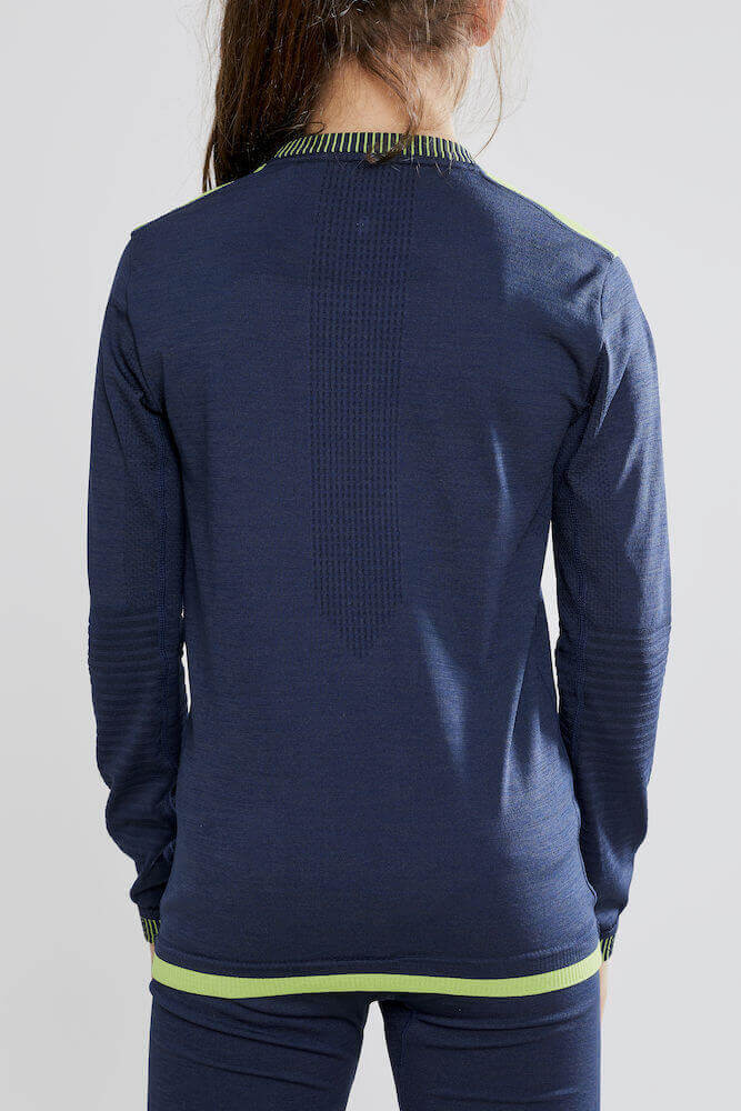 Craft Active Fuseknit Comfort комплект термобелья детский черный-синий - 4