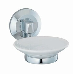 WasserKRAFT Rhein K-6229CO Мыльница, цвет: белый, хром фото